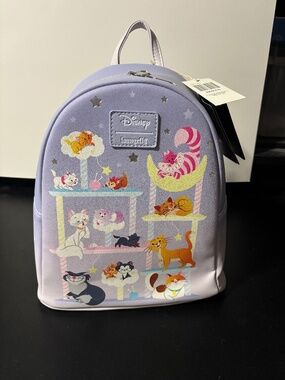 NWT Loungefly Disney Cats Starry Night Mini Backpack